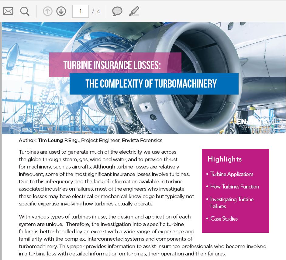 Turbine Insurance Losses