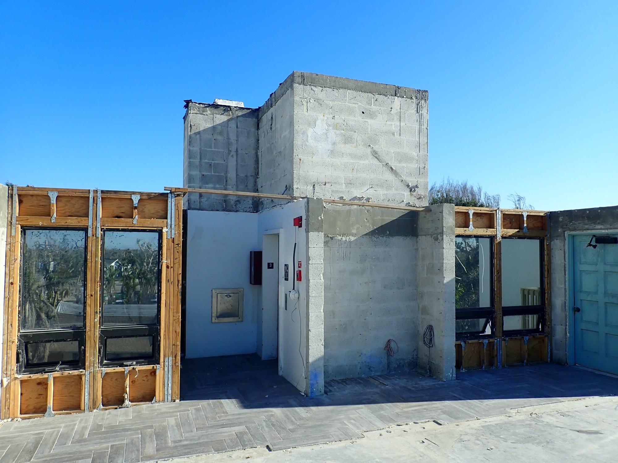 Beachfront Condominium Flood Damage from Hurricane Ian