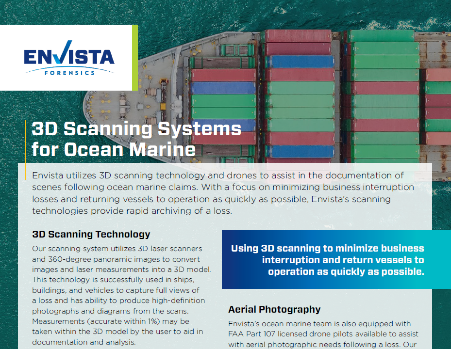 Marine Investigation & Engineering - Maritime Forensics | Envista Forensics